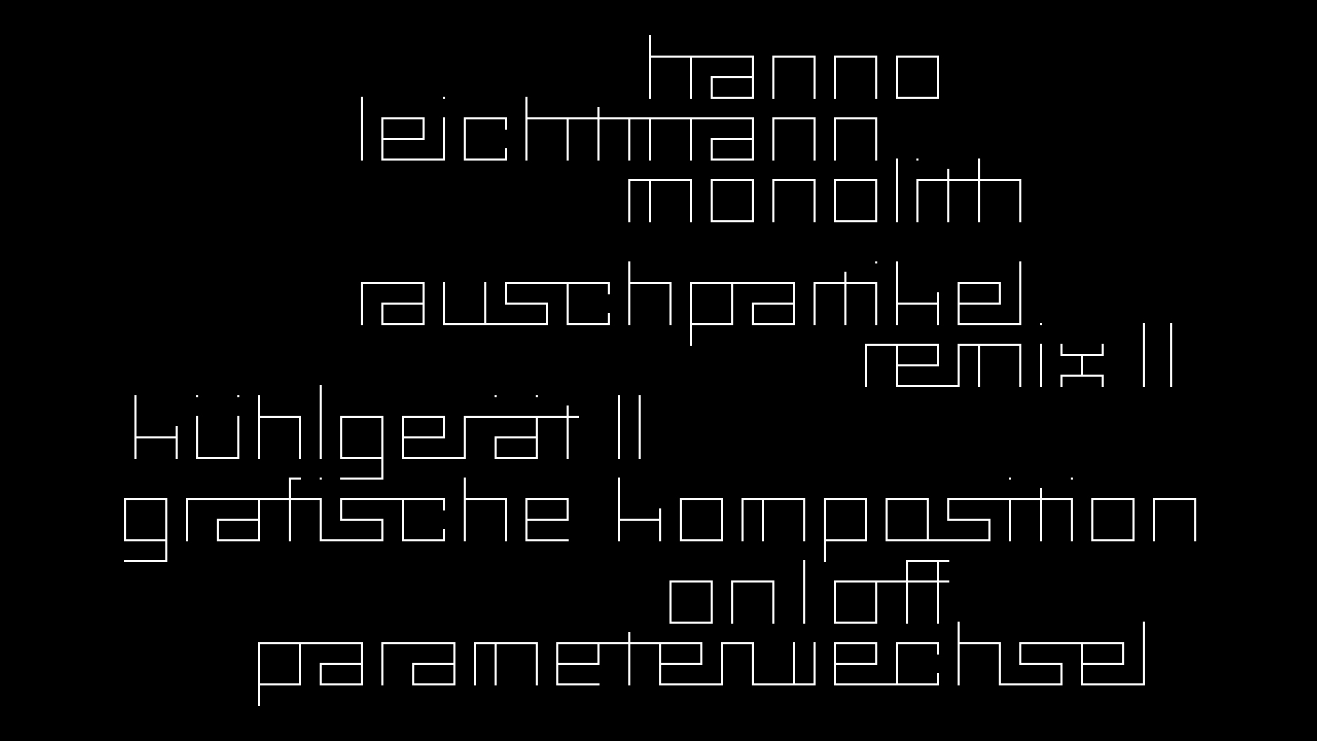 2021-03-10 Hanno Leichtmann - 1996 Monolith (rauschpartikel Remix 1 - 3)